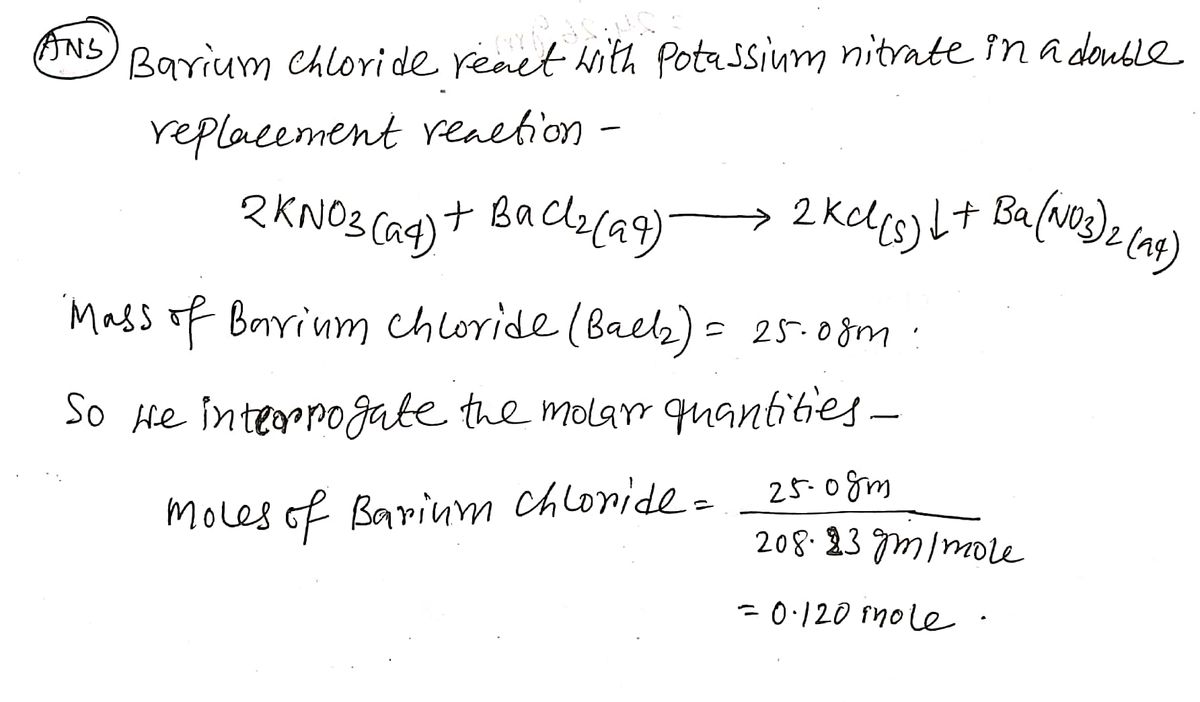 Chemistry homework question answer, step 1, image 1